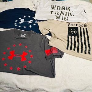 4 Under Armour T Shirts sz XL